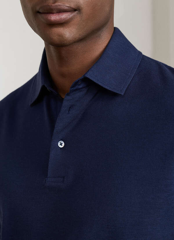 Classic Fit Short Sleeve Silk Blend Polo - 2