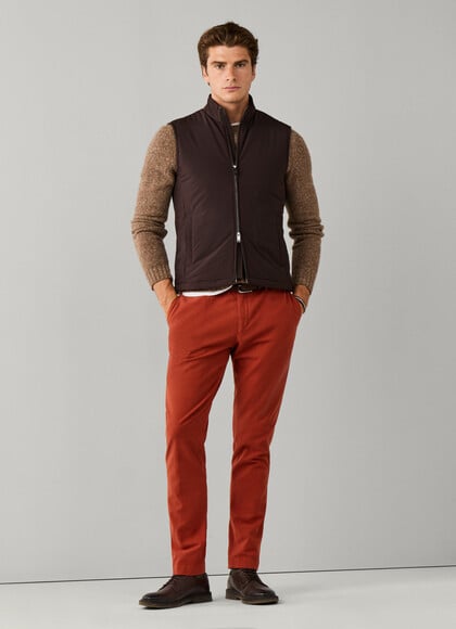 Slim Fit Kensington Textured Trousers