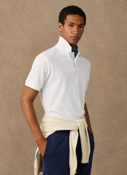 Classic Fit Short Sleeve Number Polo