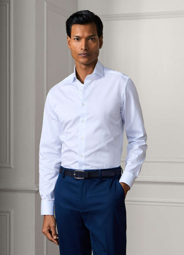 Classic Fit Twin Stripe Shirt Classic Fit Twin Stripe Shirt