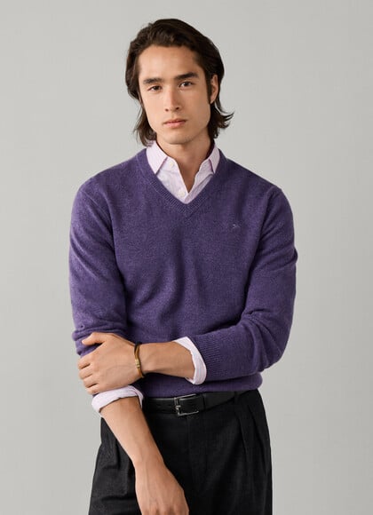 Lambswool V-Neck Jumper