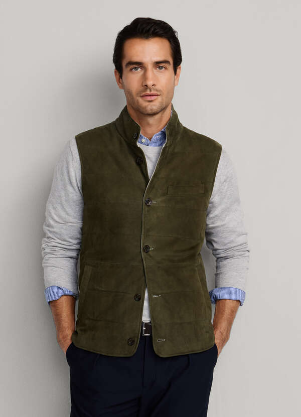 Reversible Suede Gilet