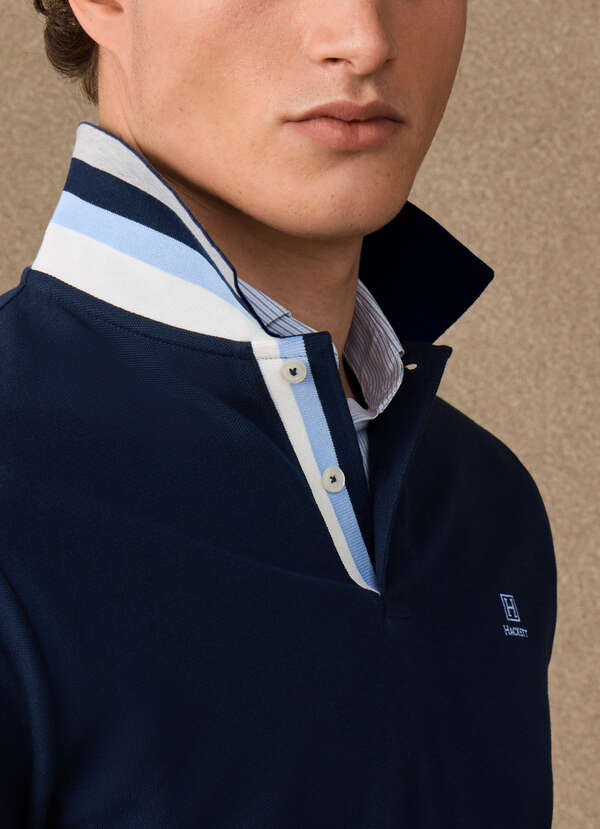 Classic Fit Short Sleeve Tape Polo - 2