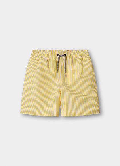 Seersucker Swim Trunks