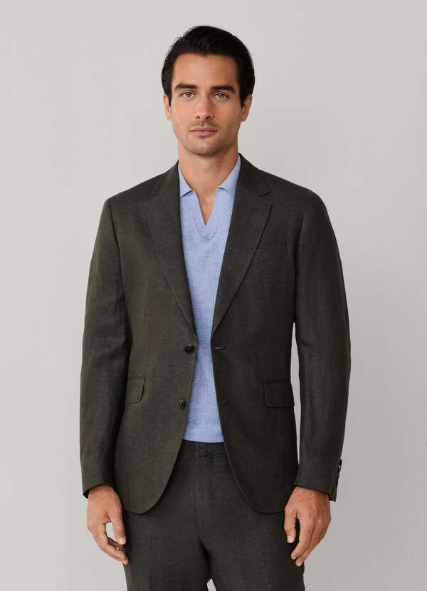 Linen Delave Hopsack Blazer - 2