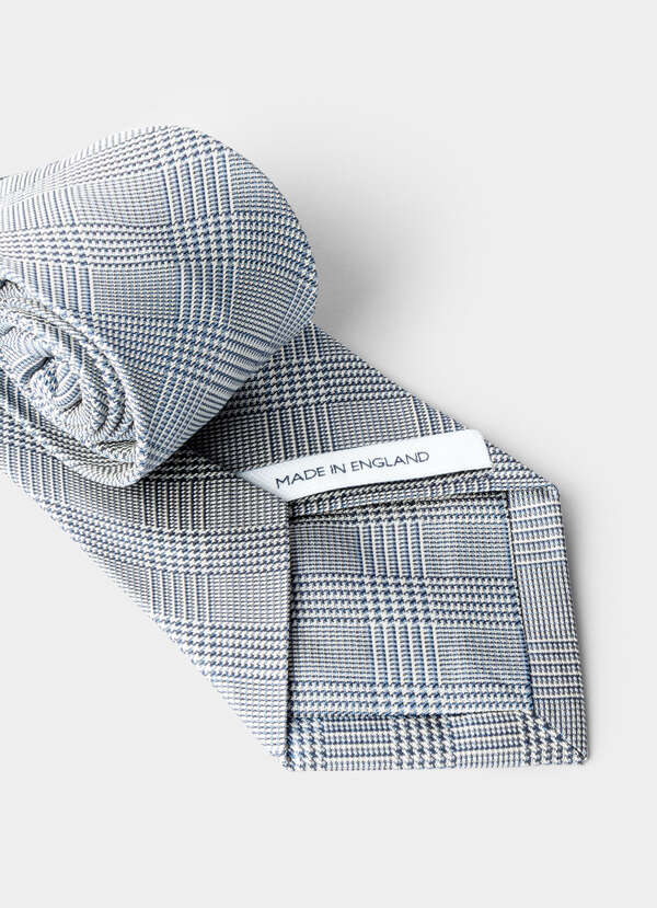 Silk Prince of Wales Tie - Made in England - 2