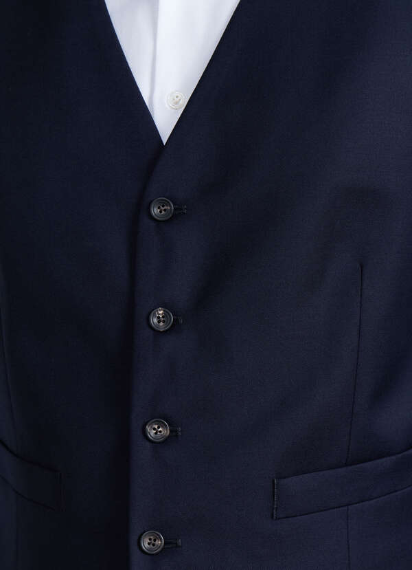 Wool Waistcoat - Woven In Italy - 2