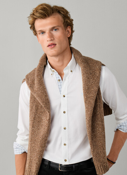 Tailored Fit Multi Trim Flannel Shirt