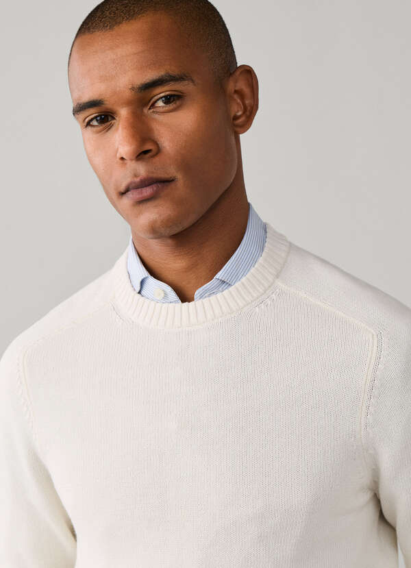 Cotton Crew-Neck Jumper - 2 Cotton Crew-Neck Jumper - 2