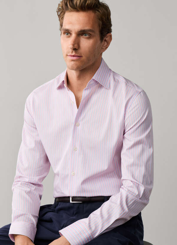 Classic Fit Trio Stripe Shirt