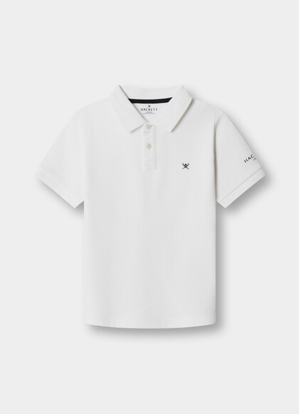 Classic Fit Short Sleeve Branded Logo Polo