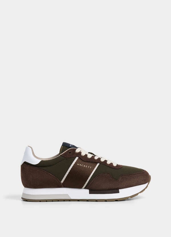 Keston Symbol Leather and Suede Trainers