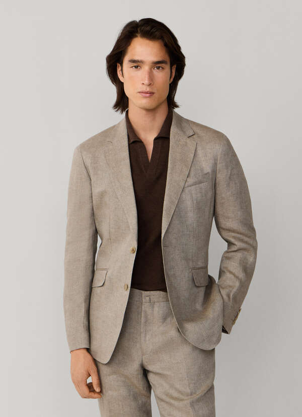 Linen Delave Hopsack Blazer - 2