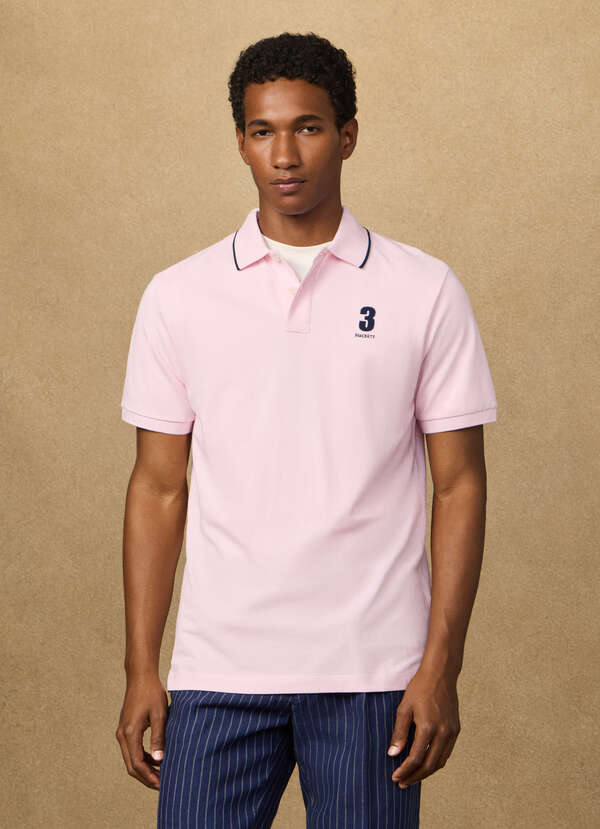 Classic Fit Short Sleeve Number Polo - 2