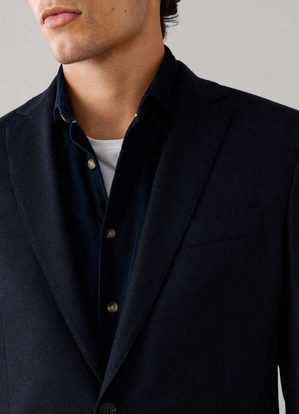 Italian Wool Performance Flannel Blazer - 2 Italian Wool Performance Flannel Blazer - 2