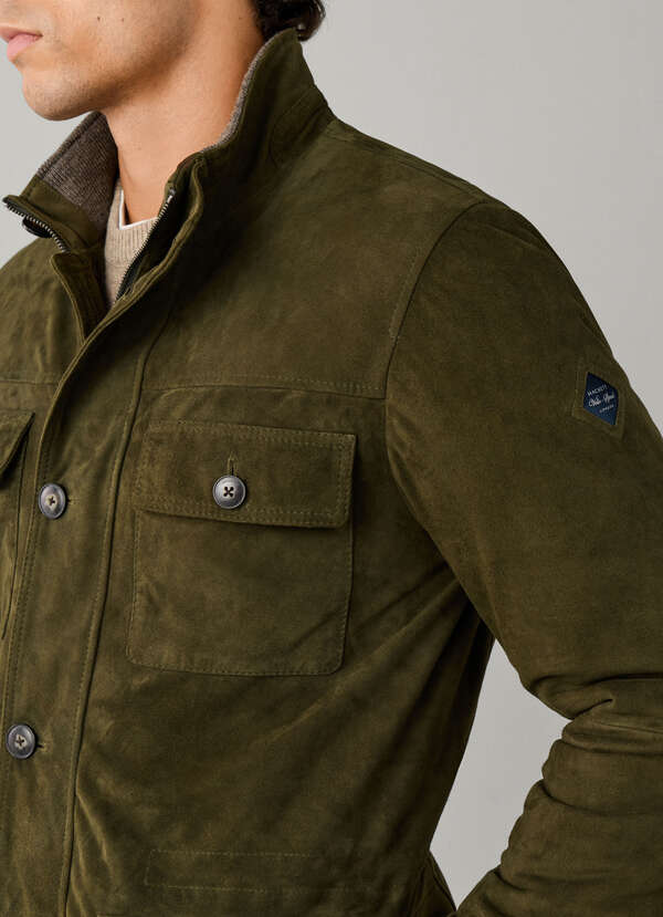 Suede Four Pocket Jacket - 2 Suede Four Pocket Jacket - 2