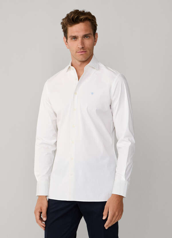 Tailored Fit Stretch Poplin Shirt - 2