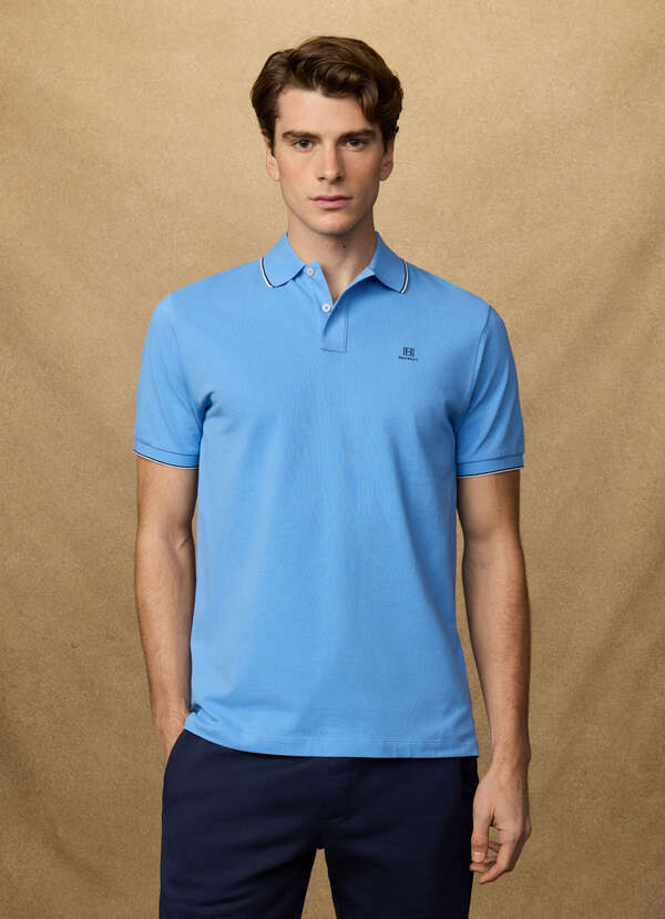 Classic Fit Short Sleeve Tipped Polo - 2