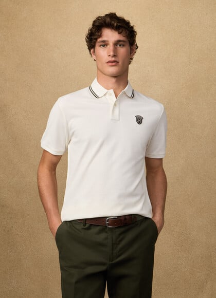 Classic Fit Short Sleeve Badge Polo