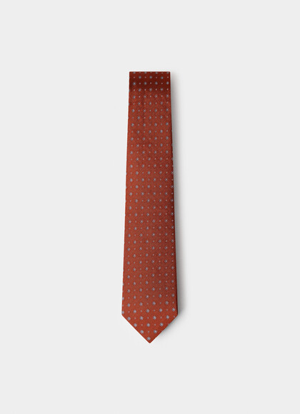 Silk Tonal Flower Tie
