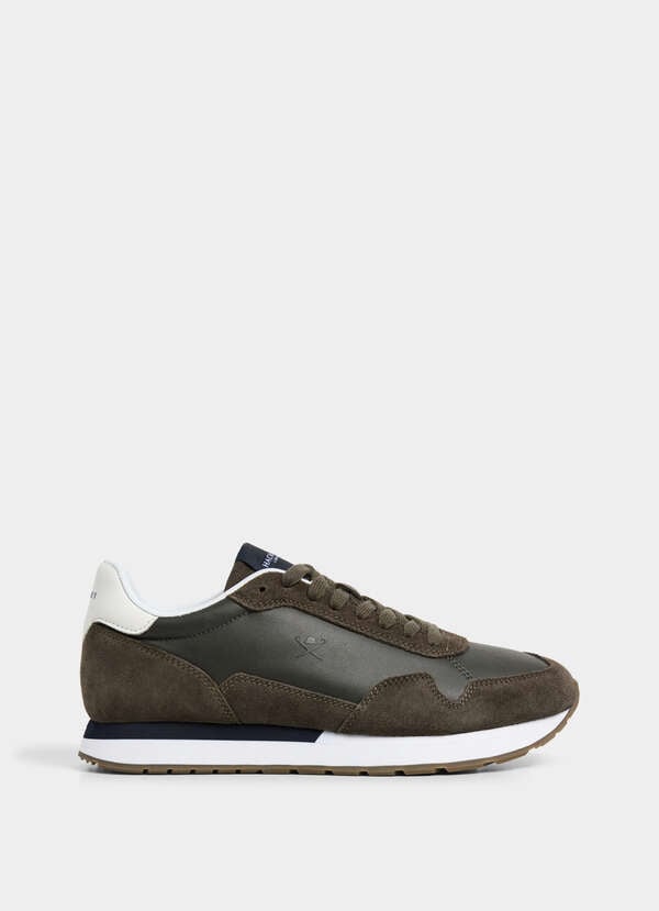 Vector Plain Leather and Suede Trainers Vector Plain Leather and Suede Trainers