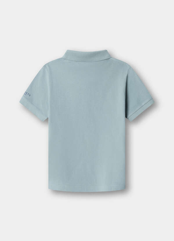 Classic Fit Short Sleeve Branded Logo Polo - 2