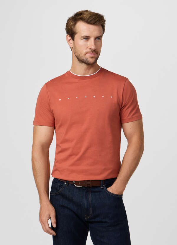 Classic Fit Short Sleeve Branded T-Shirt
