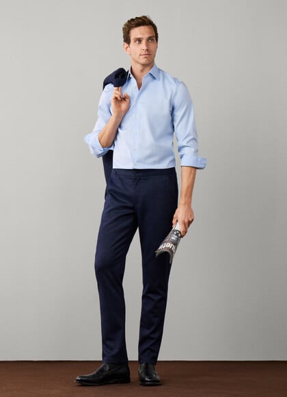 Tailored Fit Travel Solid Shirt