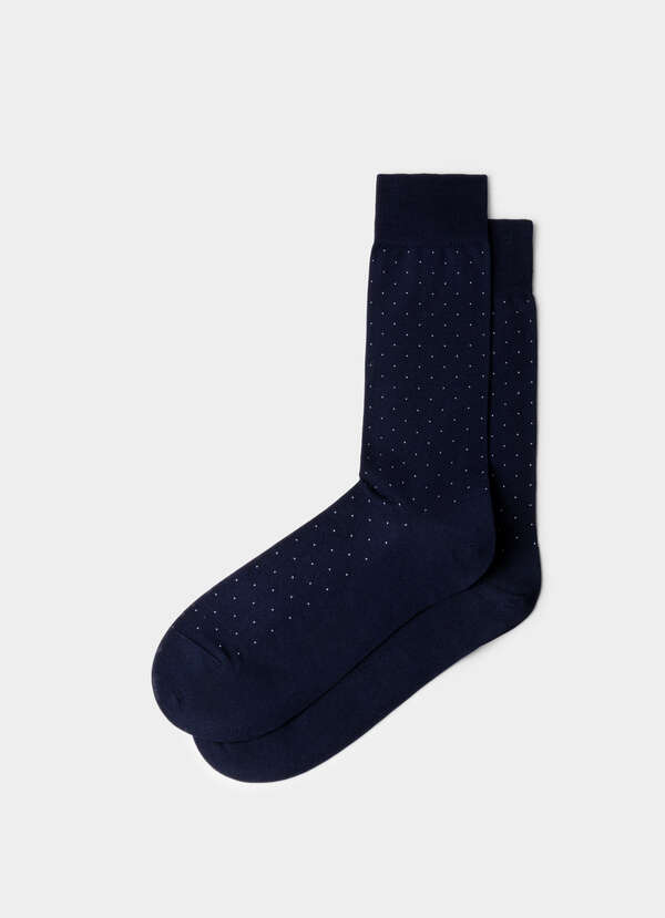 Mercerised Cotton Polka Dot Sock