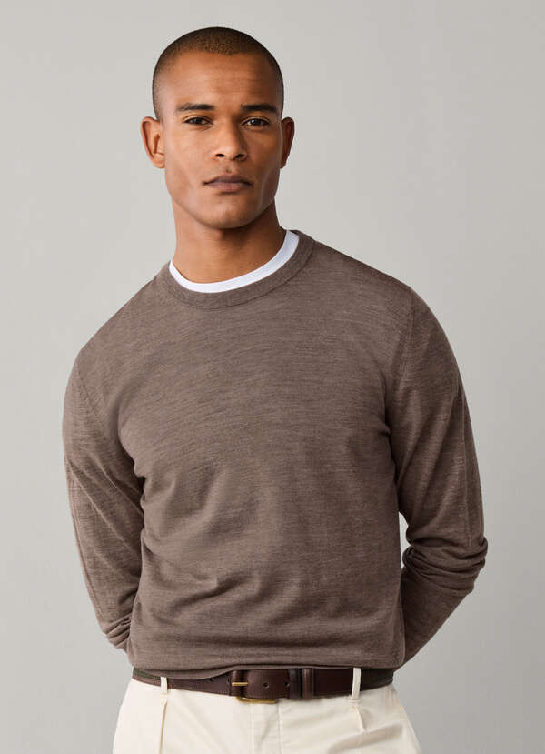 Merino Wool Crew-Neck Jumper Merino Wool Crew-Neck Jumper