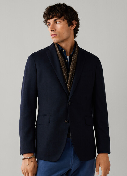 Italian Wool Performance Flannel Blazer