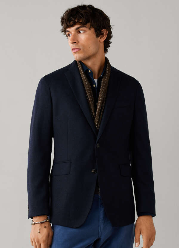 Italian Wool Performance Flannel Blazer Italian Wool Performance Flannel Blazer