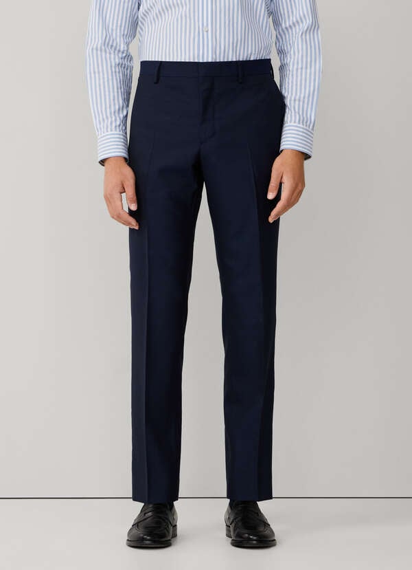 Classic Fit Sanderson Wool Trousers - 2 Classic Fit Sanderson Wool Trousers - 2