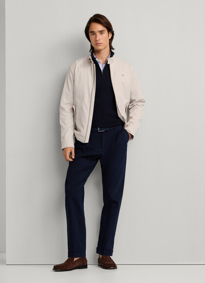 Regular Fit Double Pleat Chino