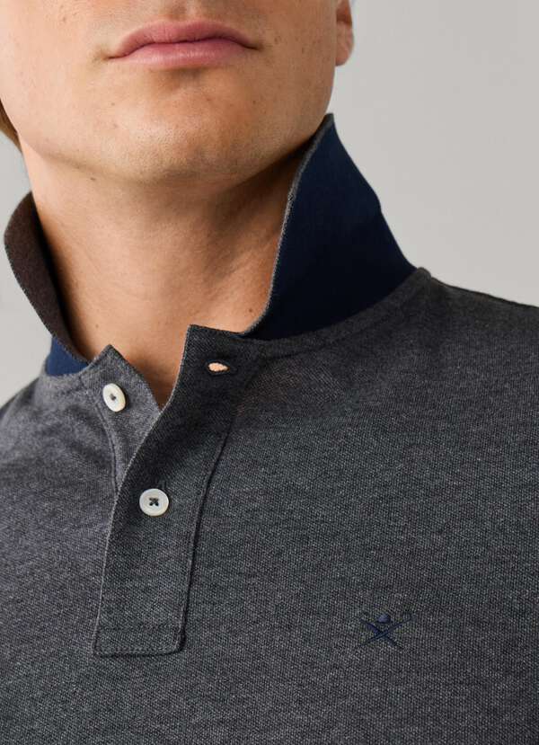 Slim Fit Long Sleeve Logo Polo - 2
