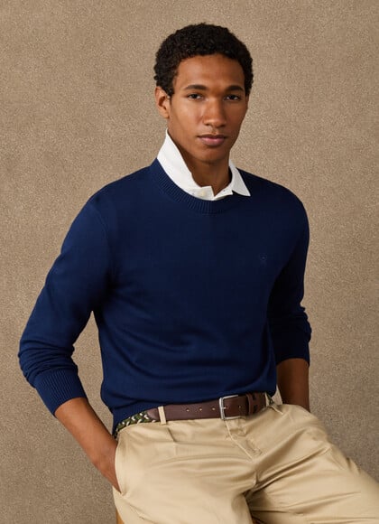 Cotton Crew-Neck Jumper