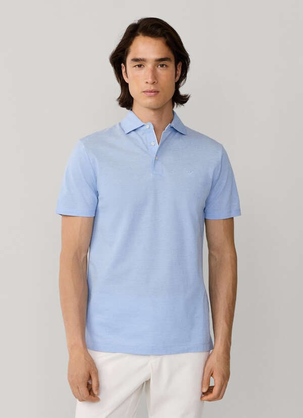 Classic Fit Short Sleeve Oxford Pique Polo - 2 Classic Fit Short Sleeve Oxford Pique Polo - 2