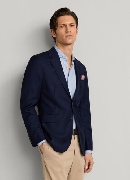 130s Wool Hopsack Blazer
