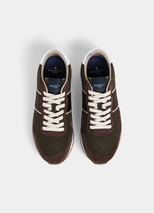 Keston Symbol Leather and Suede Trainers - 2