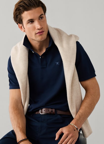 Slim Fit Short Sleeve Pique Polo