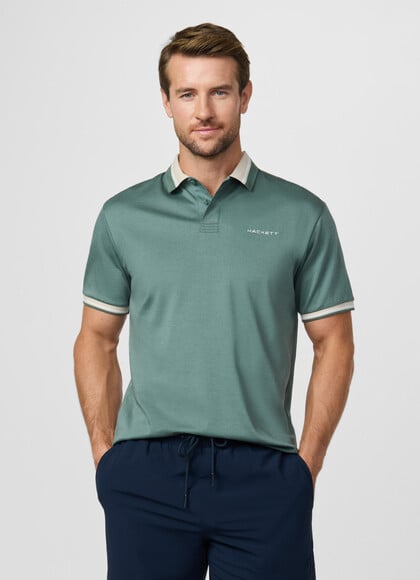 Classic Fit Short Sleeve Club Collar Polo