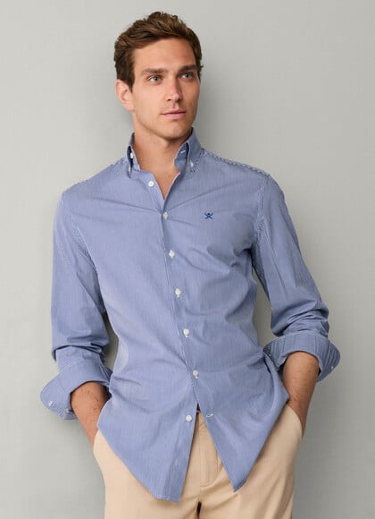Tailored Fit City Deck Striped Shirt