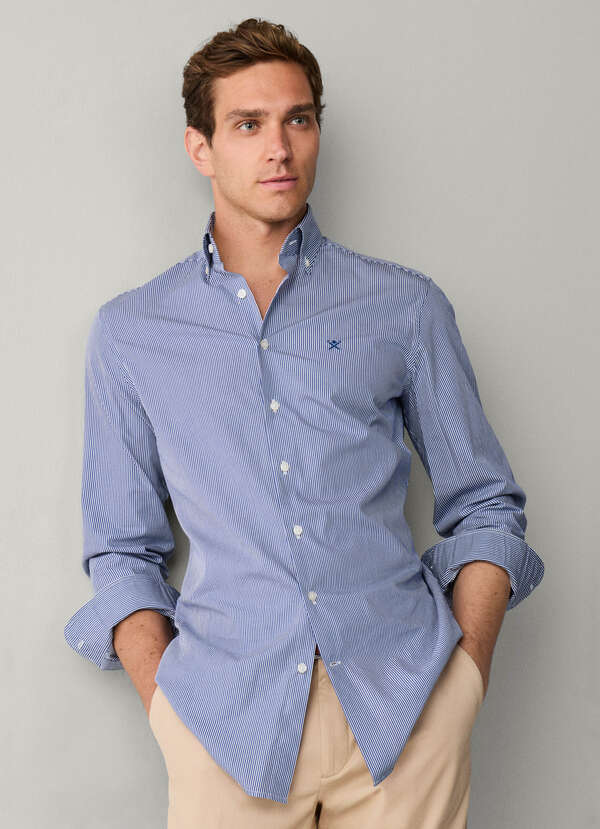 Tailored Fit City Deck Striped Shirt Tailored Fit City Deck Striped Shirt
