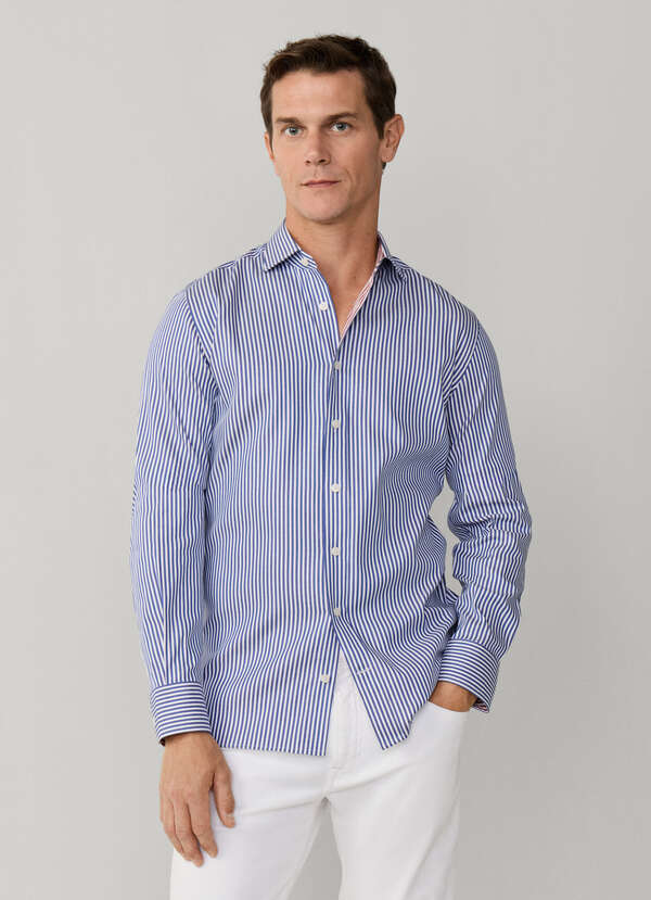 Tailored Fit Double Face Bengal Shirt - 2 Tailored Fit Double Face Bengal Shirt - 2