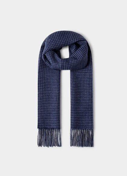 Wool-Cashmere Double-Faced Scarf
