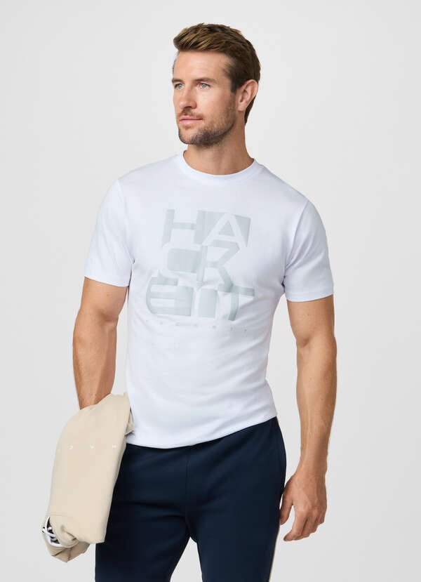 Classic Fit Branded Block Graphic T-Shirt Classic Fit Branded Block Graphic T-Shirt
