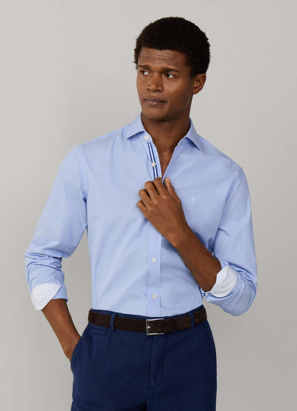 Tailored Fit End On End Multi Shirt Tailored Fit End On End Multi Shirt