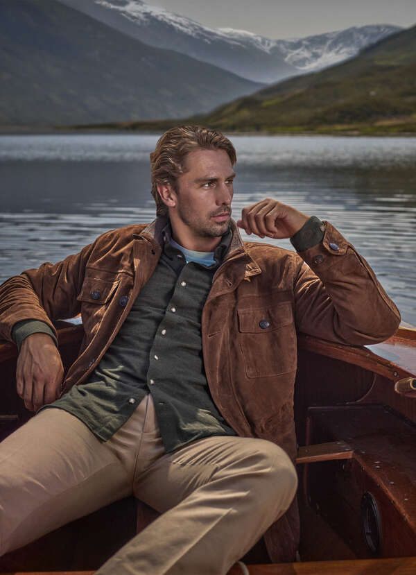 Suede Four Pocket Jacket Suede Four Pocket Jacket