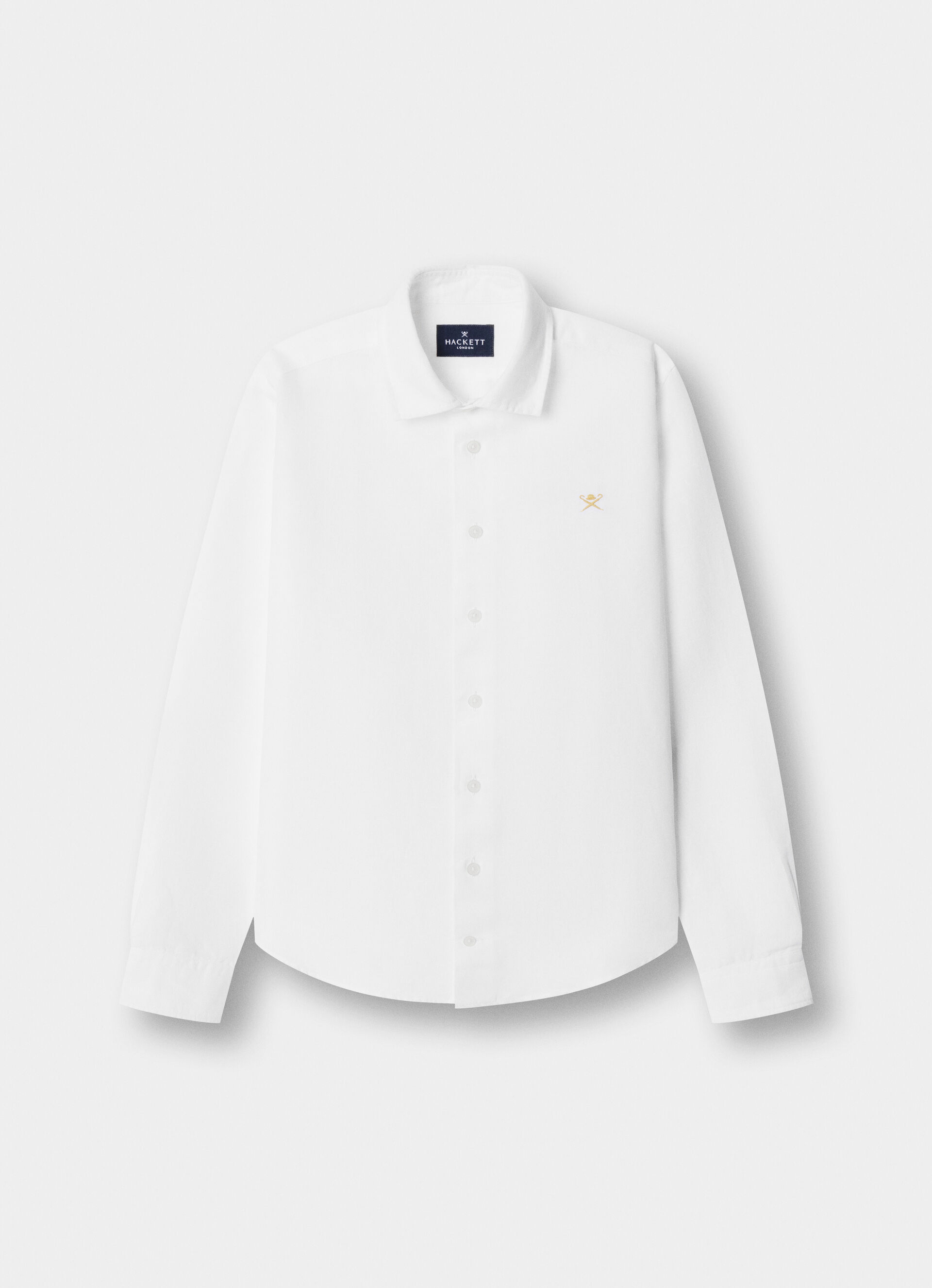 Classic Fit Linen-Cotton Shirt | Hackett London