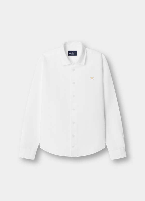 Classic Fit Linen-Cotton Shirt
